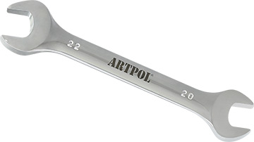 00320 Klucz płaski dwustronny 20x22mm*(CrV)_polerowany