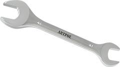 00335 Klucz płaski dwustronny 41x46mm_(CrV)-polerowany