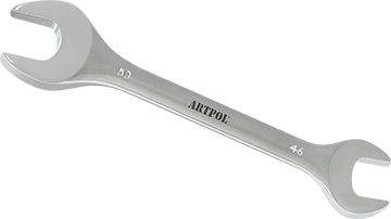 00336 Klucz płaski dwustronny 46x50mm_(CrV)-polerowany