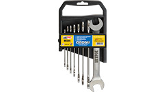 00344 Kpl.kluczy płaskich dwustronnych 6-22mm/  8szt.*(CrV)_polerowane