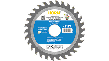 42113 Piła tarczowa do cięcia drewna 115x22.2mm (Z30) /1szt. zęby widiowe