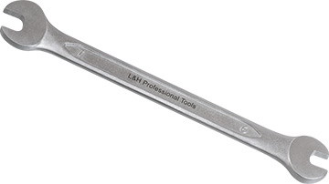 R-00100 Klucz płaski dwustronny   6x   7mm_(CrV)-kuty na zimno