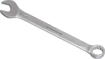 R-00224 Klucz płasko-oczkowy 24mm_(CrV)-kuty na zimno