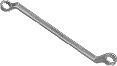 R-01919 Klucz oczkowy odgięty 16x17mm_(CrV)-kuty na zimno