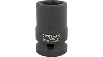 S03A4114 Klucz nasadowy 1/2"-14mm_(Cr-Mo) udarowy 6-kątny