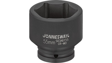 S03A6155 Klucz nasadowy 3/4"-55mm_(Cr-Mo) udarowy 6-kątny