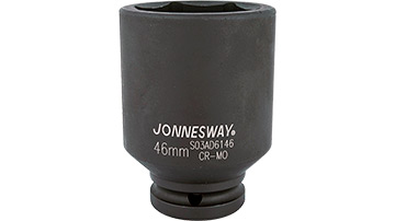 S03AD6146 Klucz nasadowy 3/4"-46mm_(Cr-Mo) udarowy 6-kątny-długi