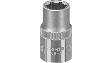 S04H4112 Klucz nasadowy 1/2"- 12mm_(CrV)_  6-kątny