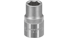S04H4112 Klucz nasadowy 1/2"- 12mm_(CrV)_  6-kątny
