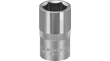 S04H4115 Klucz nasadowy 1/2"- 15mm_(CrV)_  6-kątny