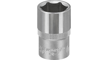 S04H4117 Klucz nasadowy 1/2"- 17mm_(CrV)_  6-kątny