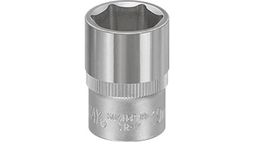 S04H4119 Klucz nasadowy 1/2"- 19mm_(CrV)_  6-kątny