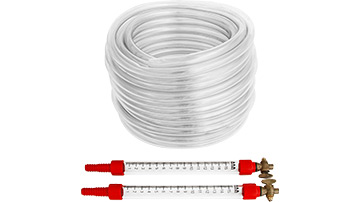 ST428650 Poziomnica wodna dł.18m_2 menzurki pomiarowe